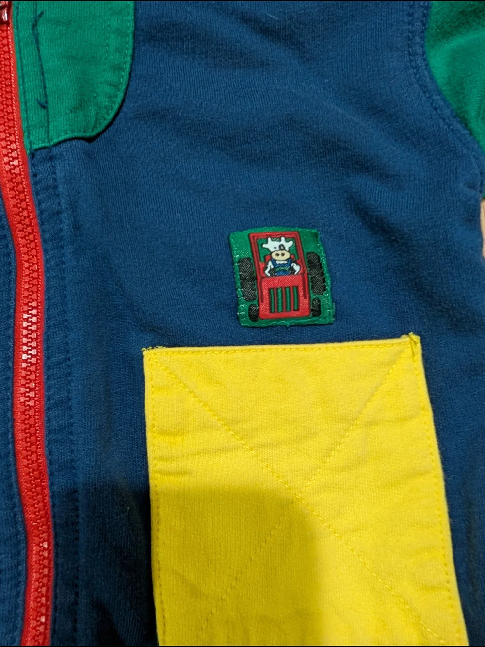 Vintage 90's Gymboree Color Block Zip Jacket Infant